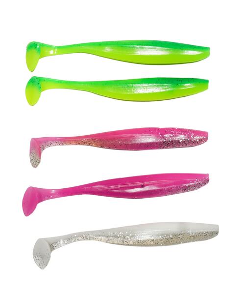 Kit Ultimate EZ-Shad & Jighead senza piombo 10cm (7 + 10 + 14g) (8pcs)