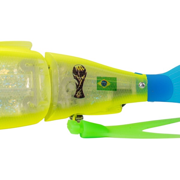 LMAB KØFI Real Vibe 180 Swimbait WK Editie 18cm (53g) (Incl. Extra Staart) - Brazil