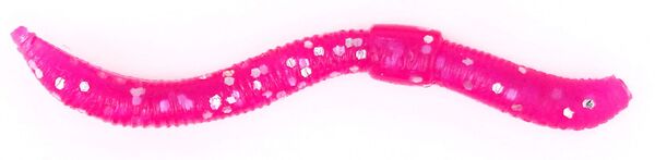 Trout Master Dendrobaena Worm Imitation 8cm (15 pieces) - Pinky