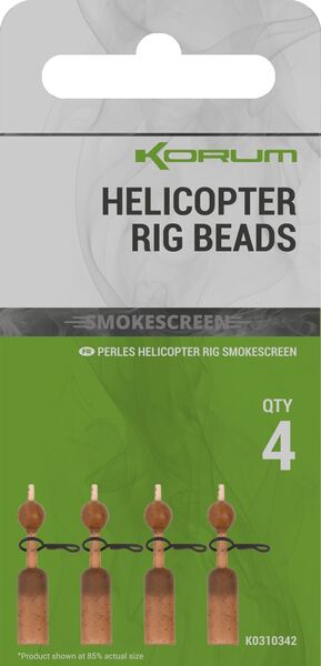 Korum Smokescreen Helicopter Rig Beads (4 Pieces)