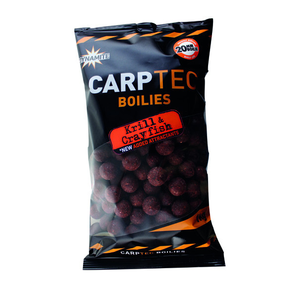 Dynamite Baits CarpTec Boilies 20mm (1kg) - Krill & Crayfish