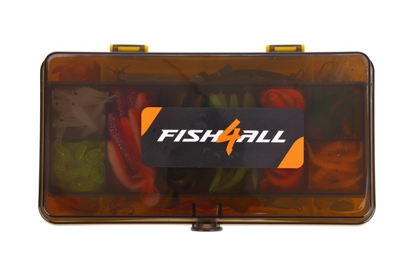 Fish4All Multi Lure Box Hard, Soft & Metal + Pliers (212pcs)