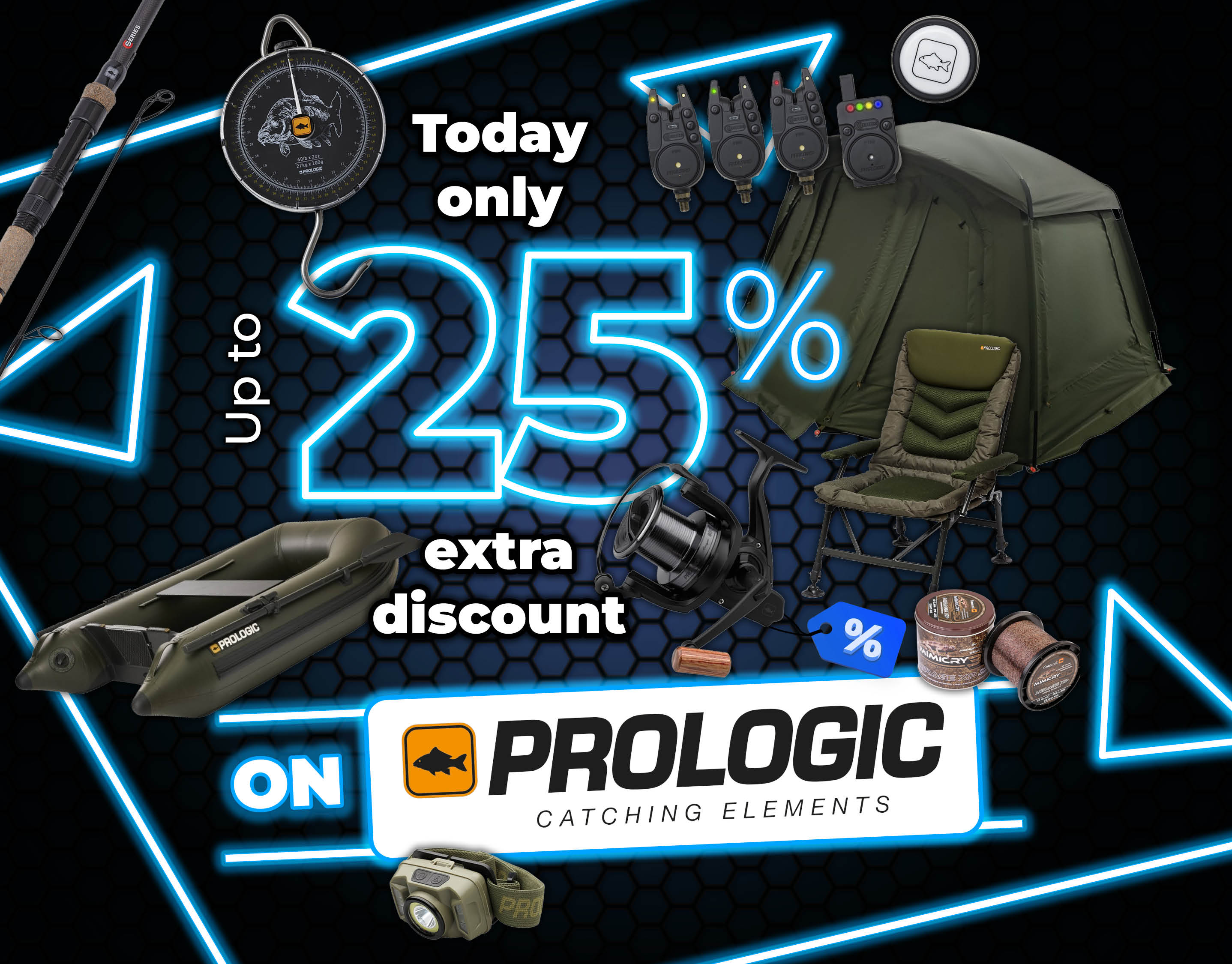 Subbanner:  Tot 25% Prologic (Blauw)