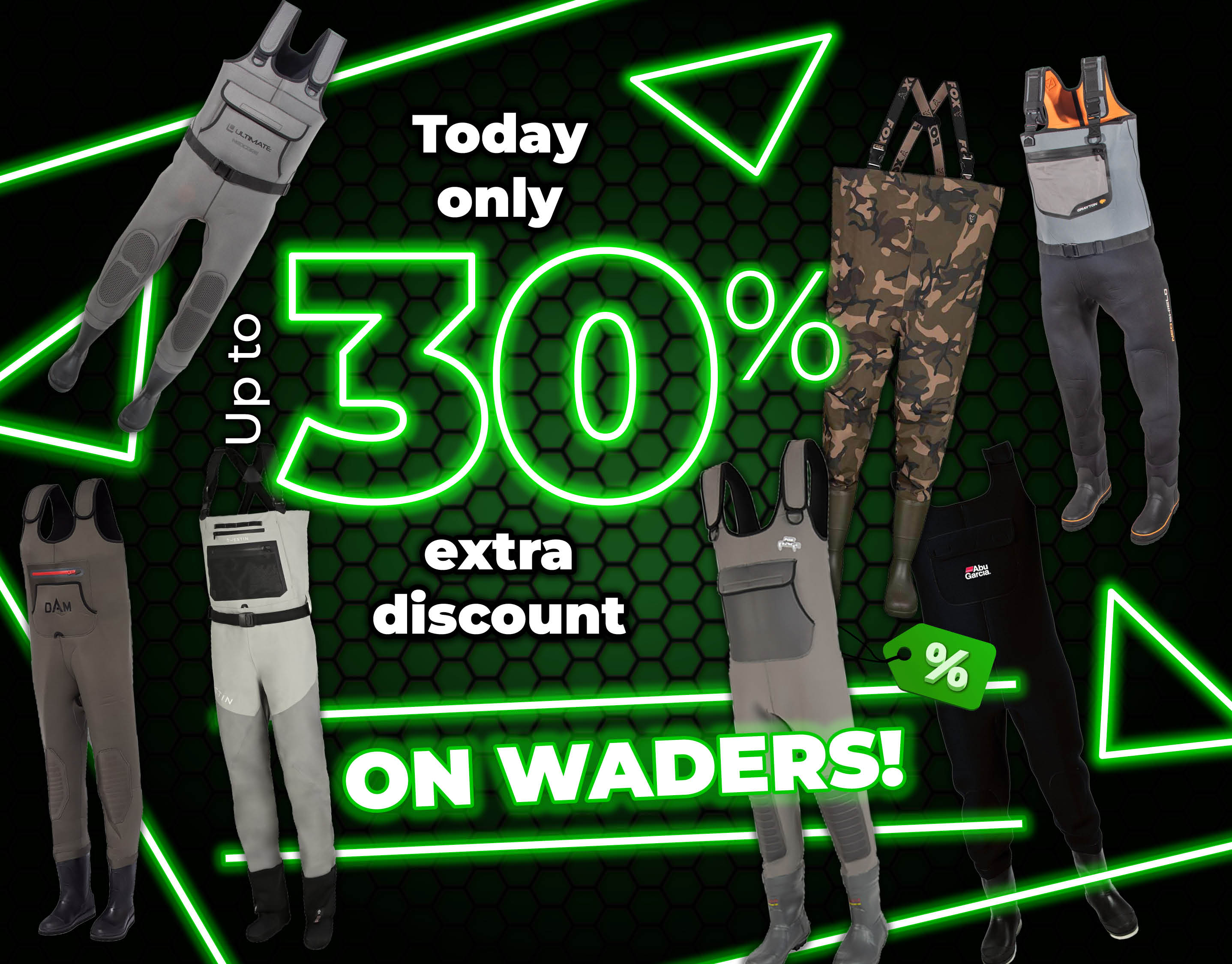 Subbanner: Tot 30% Waadpakken (Groen)