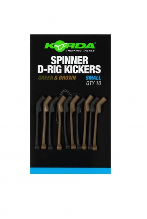 Korda Spinner D Rig Kickers Green/Brown (10 Pieces)