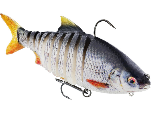 Westin Ricky The Roach Multi Jointed R2F 18 cm (83 g) Swimbait de Hundimiento - Real Roach