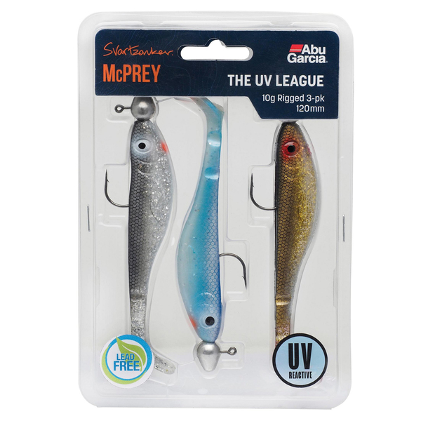 Abu Garcia Svartzonker McPrey Prerigged (3 pieces) - Clear Waters