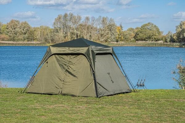 Namiot Karpiowy Solar SP Quick-Up Shelter Green Mk II + Podłoga