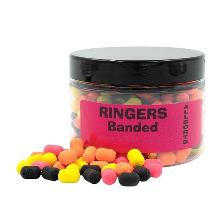 Ringers Banded Allsorts Bandum Hookbaits 6mm (100g)