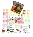 Fish4All Multi Lure Box Hard, Soft & Metal + Pliers (212pcs)