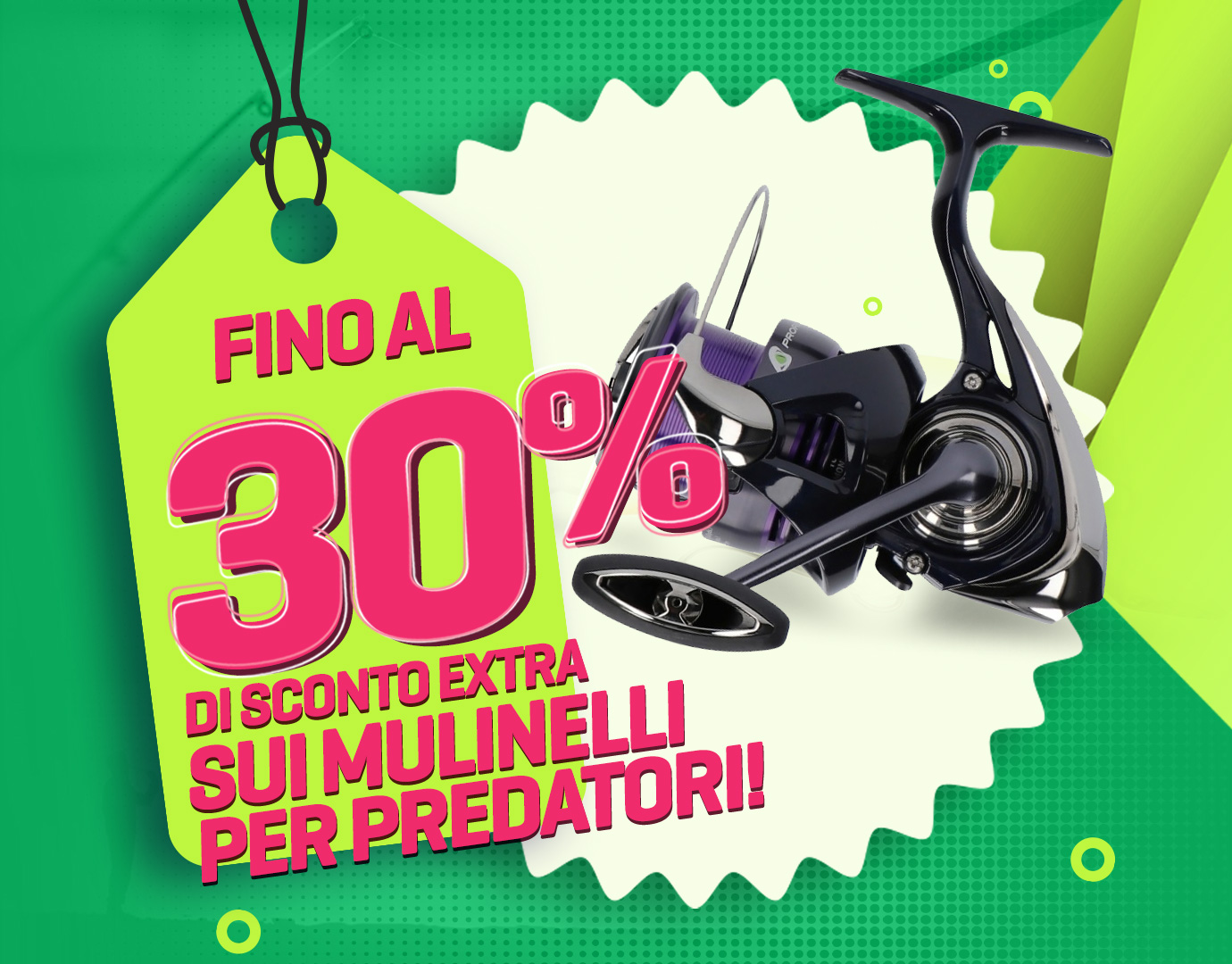 Subbanner: Tot 30% Roofvismolens (actieperioden 2025)